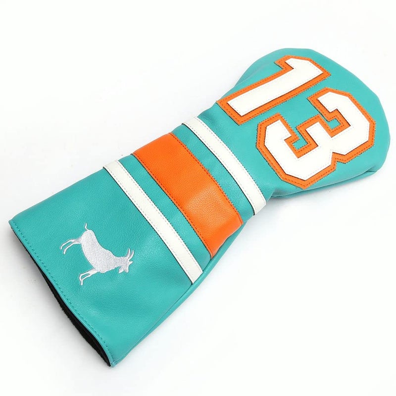 SHABIER Golf Sports Style Golf Wood Club Headcover Driver Cover for Taylormade M5 M6 Driver (Cyan 13 Driver Cover) - Image 4